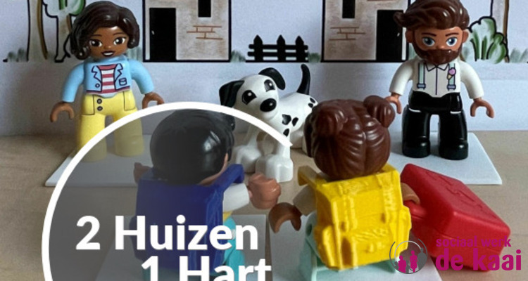 ‘Ik woon een helft bij mama en een helft bij papa’